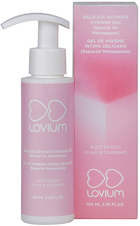 Гель для інтимної гігієни в період менопаузи - Lovium Delicate Intimate Hygiene Gel — фото N1