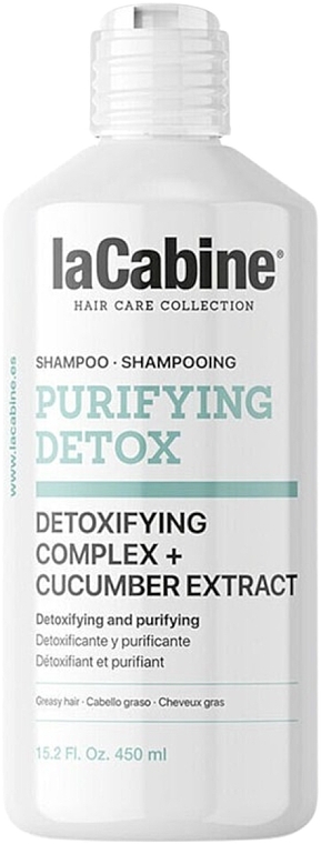 Шампунь для жирного волосся - La Cabine Purifying Detox Shampoo — фото N1