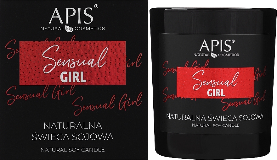 Натуральная соевая свеча - APIS Professional Sensual Girl Soy Candle — фото N2