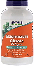 Мінерали Цитрат магнію, м'які таблетки - Now Foods Magnesium Citrate Softgels — фото N2