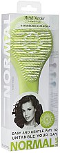 Парфумерія, косметика Щітка для нормального волосся, салатова - Michel Mercier Elegant Detangling Hair Brush