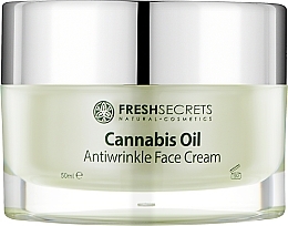Парфумерія, косметика Крем для обличчя "Проти зморщок" - Madis Fresh Secrets Cannabis Oil Antiwrinkle Face Cream