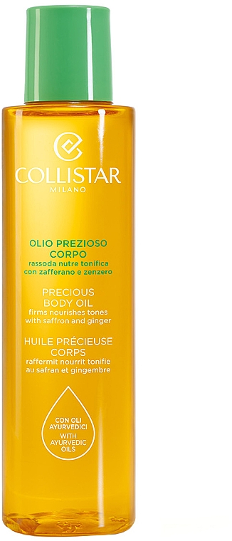 Драгоценное масло для тела - Collistar Precious Body Oil Firms Nourishes Tones