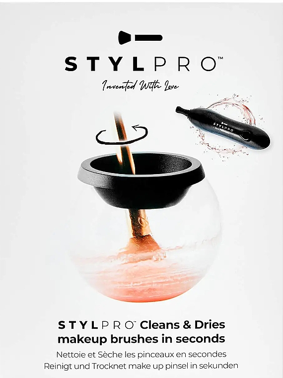 Очищувач пензлів для макіяжу - Stylideas Stylpro Cleans & Dries Makeup Brushes In Seconds — фото N1