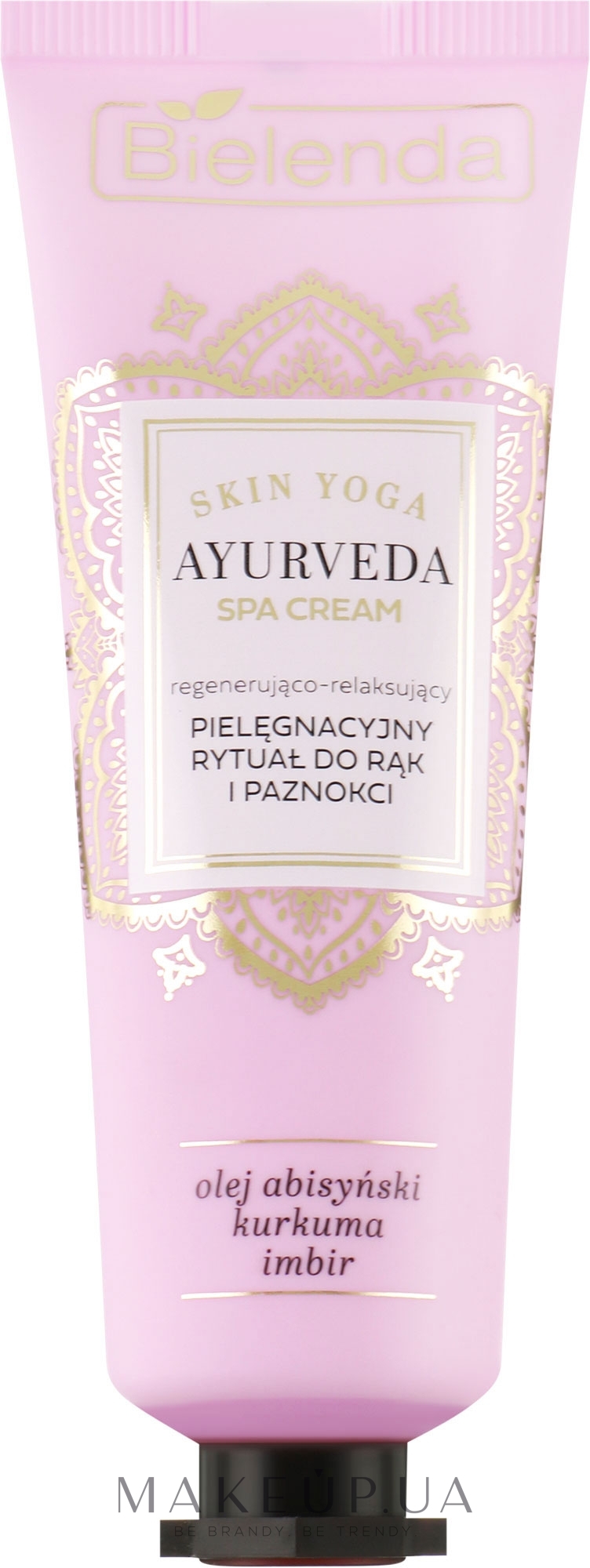 Відновлювальний і розслаблювальний крем для рук - Bielenda Ayurveda Skin Yoga Hand Cream — фото 50ml