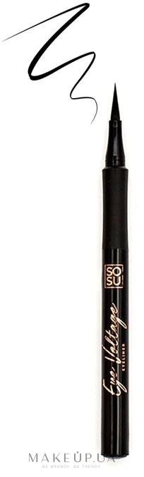 Подводка для глаз - Sosu by SJ Eye Voltage Liquid Eyeliner Pen — фото Black