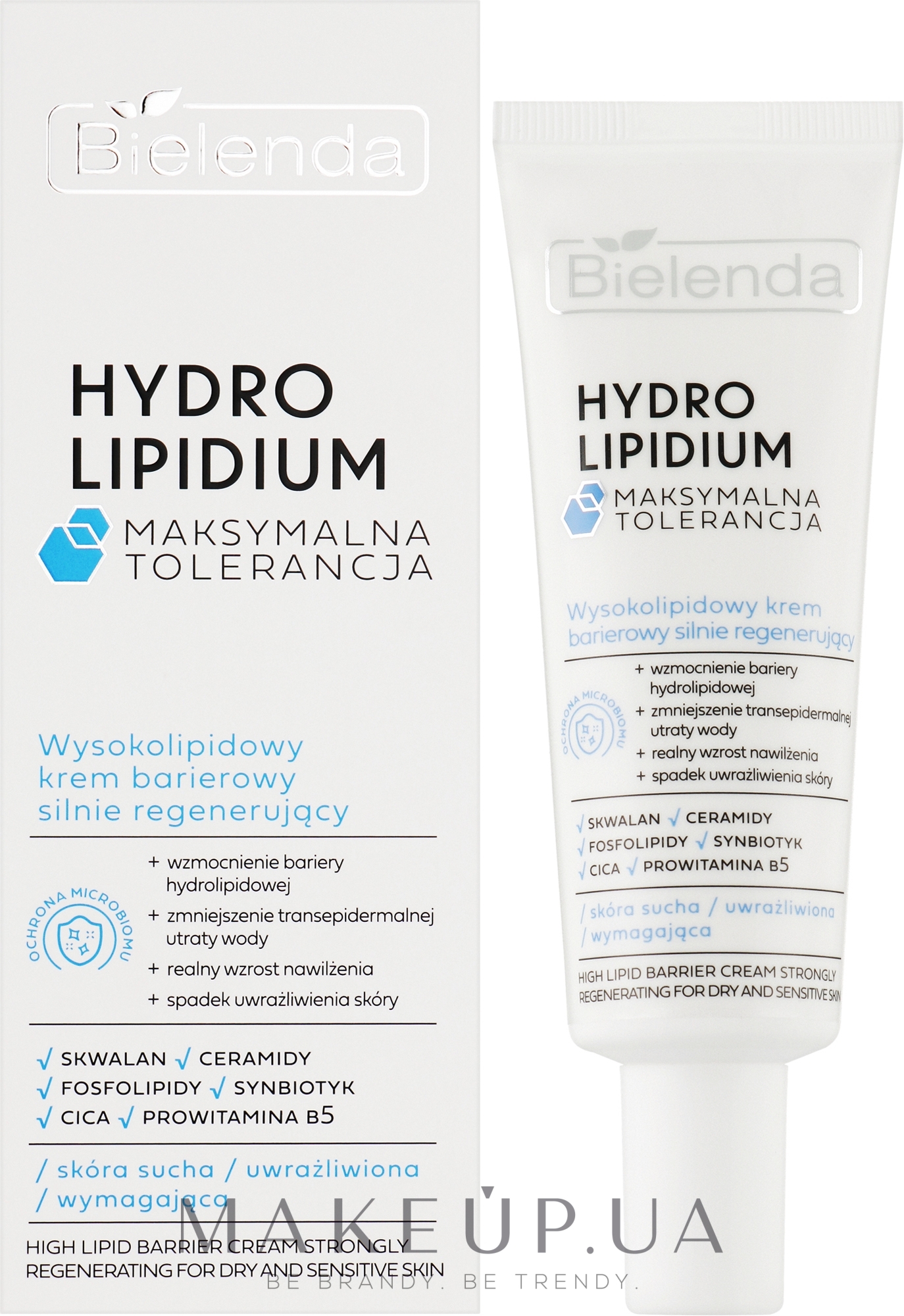 Восстанавливающий крем для лица - Bielenda Hydro Lipidium Face Cream — фото 50ml
