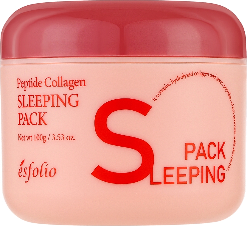 Гель-маска для обличчя - Esfolio Peptide Collagen — фото N1