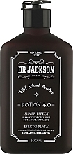 УЦІНКА Шампунь для сивого волосся - Dr Jackson Gentlemen Only Potion 4.0 Silver Effect Shampoo * — фото N1