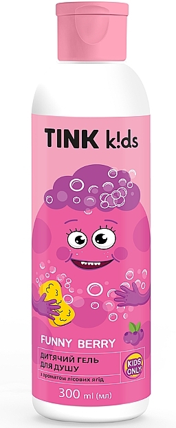 Дитячий гель для душу "Funny Berry" - Tink Kids Shower Gel — фото N1