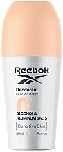 Дезодорант кульковий «Для чутливої шкіри» - Reebok Sensitive Skin Roll-on Women Deodorant — фото N1