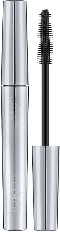 Туш для вій 2 в 1 з поворотним механізмом - Kiko Milano Twistable Volume & Length Mascara — фото N1