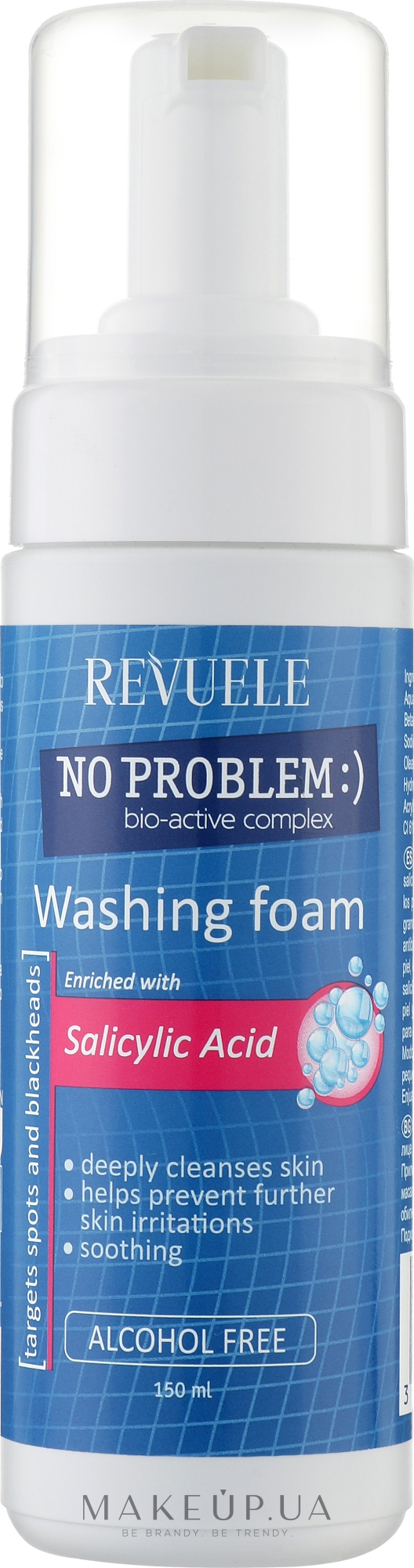 Пенка для умывания с салициловой кислотой - Revuele No Problem Washing Foam With Salycylic Acid — фото 150ml