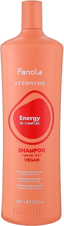 Энергетический шампунь для волос - Fanola Vitamins Energizing Shampoo