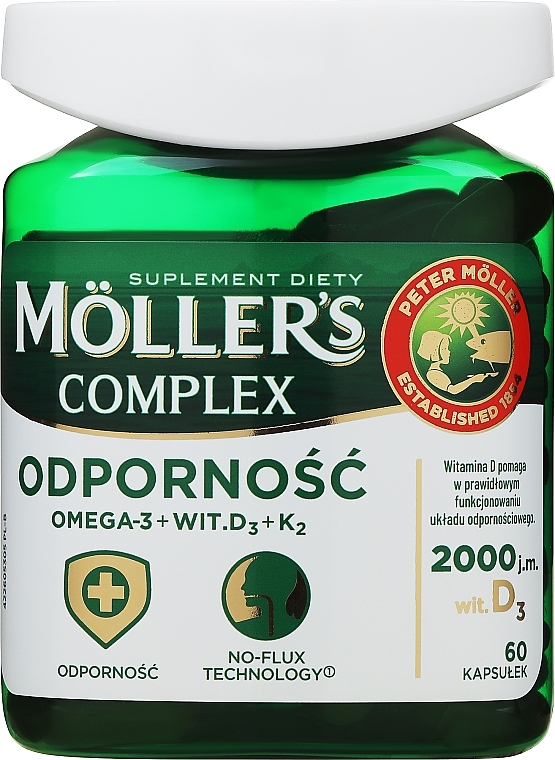 Харчова добавка "Complex Omega-3 + D3 + K2" - Mollers