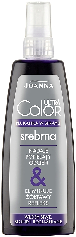 Спрей-ополіскувач для освітленого і сивого волосся, сріблястий - Joanna Ultra Color System — фото N7