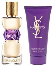 Духи, Парфюмерия, косметика Yves Saint Laurent Manifesto - Набор (edp 50ml + b/l 50ml + s/g 50ml)