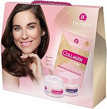 Парфумерія, косметика Набір - Dermacol Collagen+ (d/f/cr/50ml + n/f/cr/50ml + f/mask/2x8g)