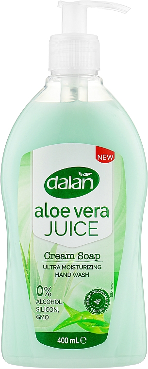 Рідке крем-мило "Екстракт соку алое вера" - Dalan Cream Soap Aloe Vera — фото N1