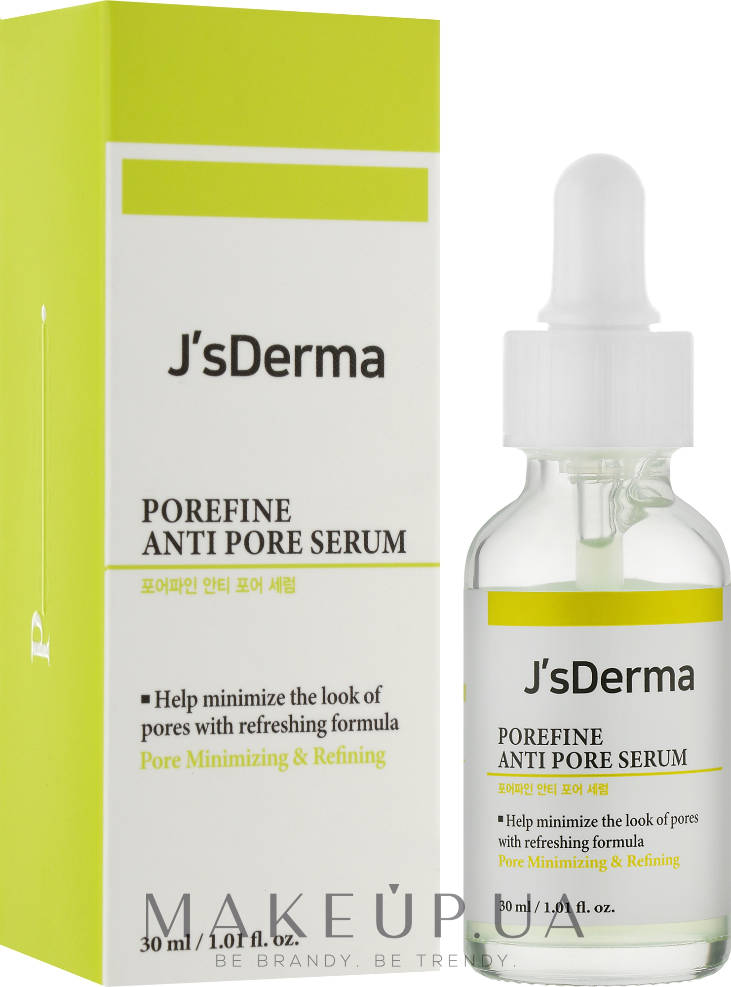 Сироватка для звуження пор - J'sDerma Porefine Anti Pore Serum — фото 30ml