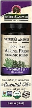 Парфумерія, косметика Органічна ефірна олія "Альпійська свіжість" - Nature's Answer Alpine Fresh Organic Blend