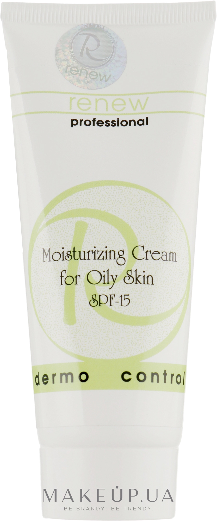 Зволожувальний крем для жирної шкіри обличчя - Renew Dermo Control Moisturizing Cream For Oily Skin Spf-15 — фото 70ml