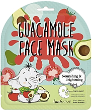 Парфумерія, косметика Тканинна маска для обличчя з гуакамоле - Look At Me Guacamole Face Mask