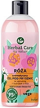 Ароматический гель для душа со спирулиной - Farmona Herbal Care Rose Aromatic Shower Gel — фото N1