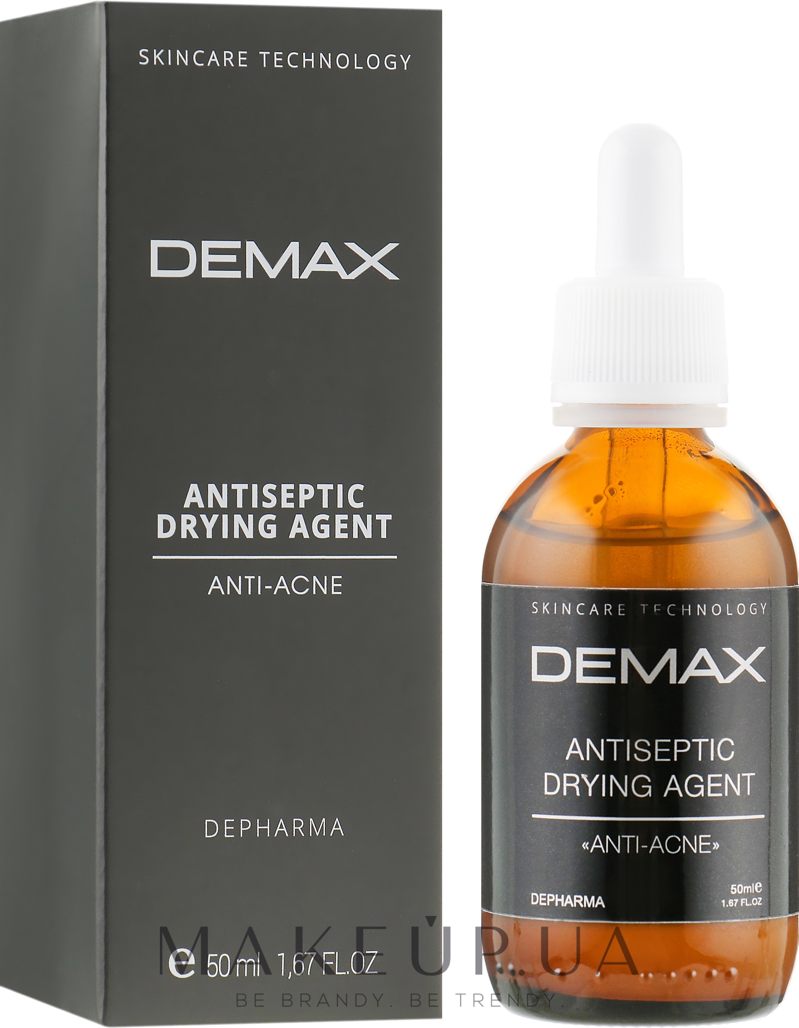 Антисептическая присушка "Анти-акне" - Demax Seboregulating Line Antiseptic Drying Agent "Anti-Acne" — фото 50ml