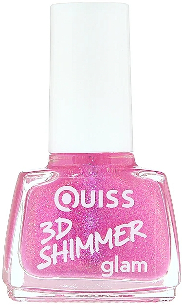 Лак для нігтів - Quiss 3D Shimmer Glam — фото N1