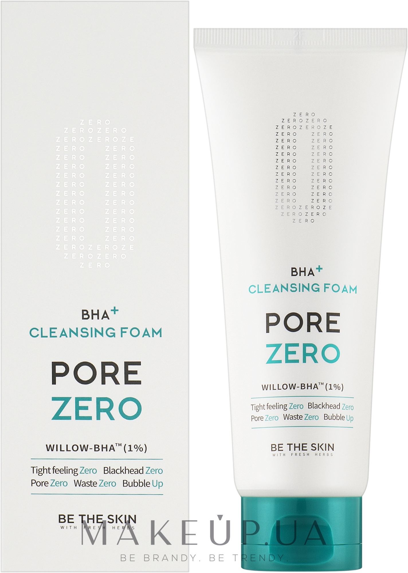 Очищувальна пінка для обличчя - Be The Skin BHA+ Pore Zero Cleansing Foam — фото 150g