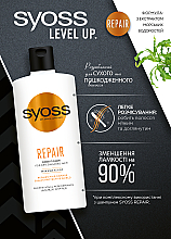 Бальзам з водоростями вакаме для сухого і пошкодженого волосся - Syoss Repair Conditioner — фото N7