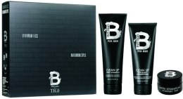 Парфумерія, косметика Набір - Tigi Minimum Fuss Maximum Style (shm/250ml + cond/200ml + wax/75g)