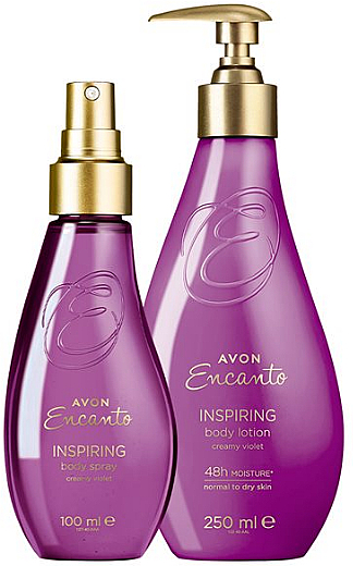 Набір - Avon Encanto Inspiring (lotion/250ml + spray/100ml) — фото N1