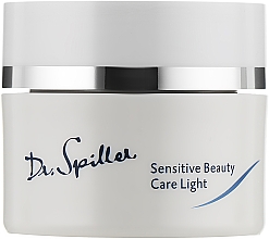 Парфумерія, косметика Легкий крем для чутливої шкіри  - Dr. Spiller Sensitive Beauty Care Light