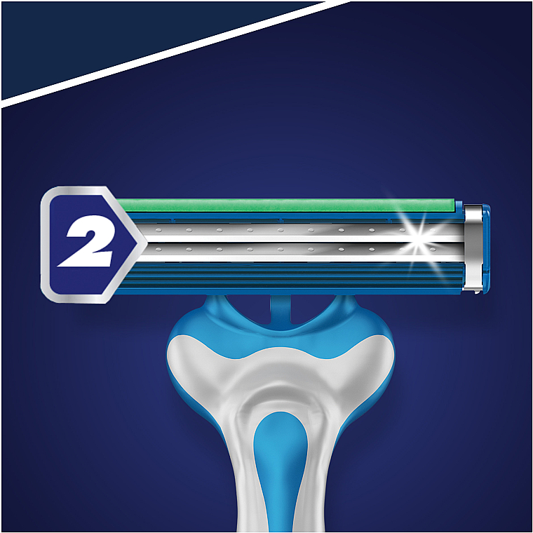 Набір одноразових станків для гоління, 4шт - Gillette Blue II Maximum — фото N3