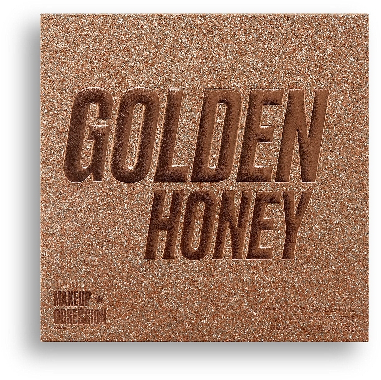 Палетка теней для век, 16 цветов - Makeup Obsession Golden Honey Eyeshadow Palette — фото N2