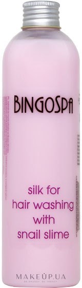 Шампунь для волос - BingoSpa Silk For Hair Washing With Snail Slime — фото 1000ml