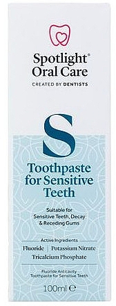 Зубная паста для чувствительных зубов - Spotlight Oral Care Toothpaste for Sensitive Teeth — фото N2