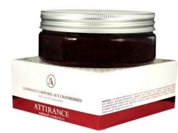 Духи, Парфюмерия, косметика Клюквенный скраб для тела - Attirance Gommage Corporel Aux Cranberries