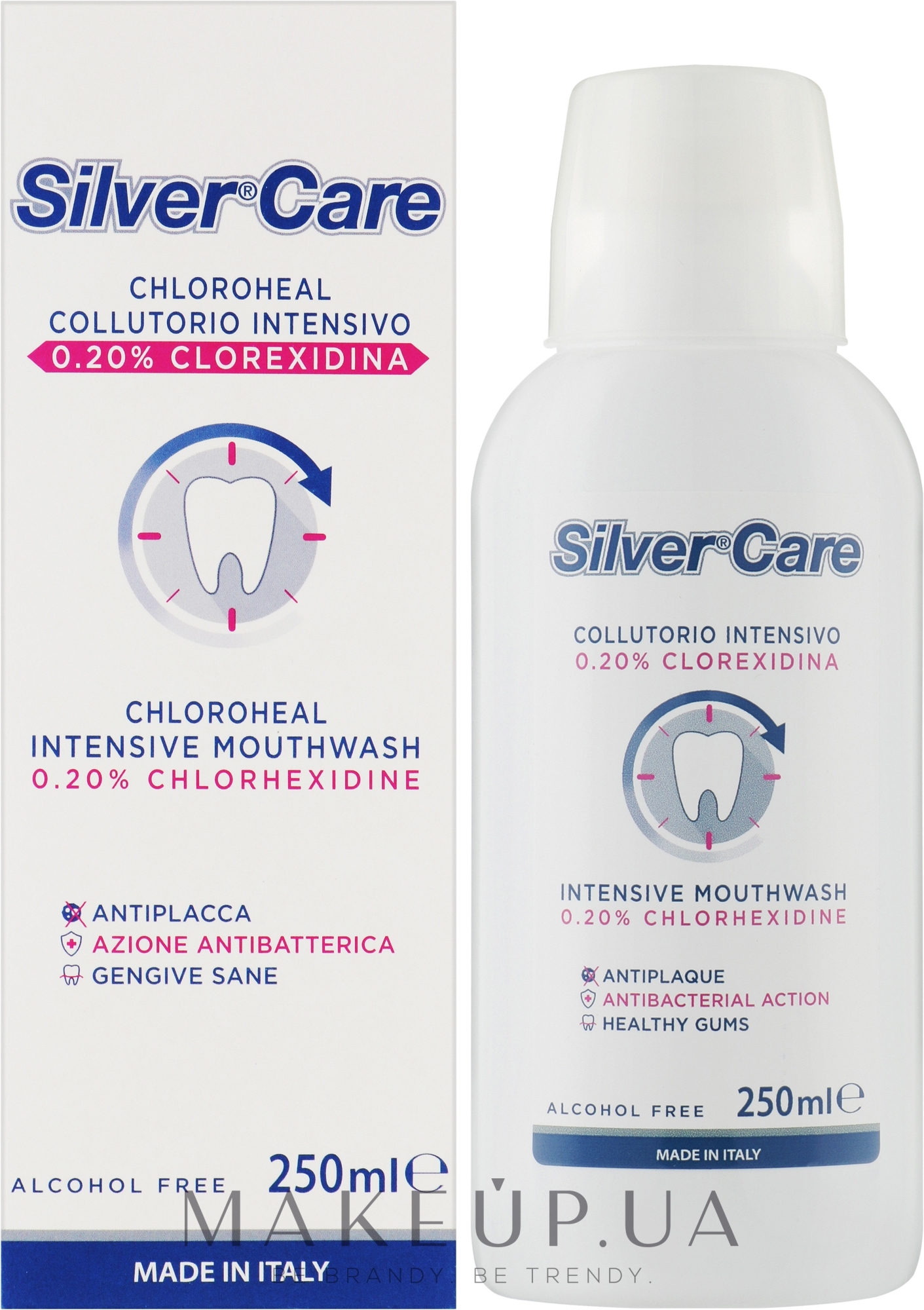 Ополіскувач для ротової порожнини із хлоргексидином 0,20% - Silver Care Intensive Mouthwash 0,20% Chlorhexidine — фото 250ml