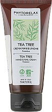 Парфумерія, косметика Крем для рук та нігтів зволожуючий та заспокійливий TEA TREE Vegan&Organic PhL - Phytorelax Laboratories Tea Tree Hand Cream