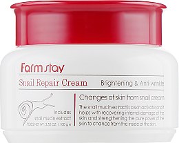 Восстанавливающий крем с экстрактом улитки - FarmStay Snail Repair Cream — фото N2