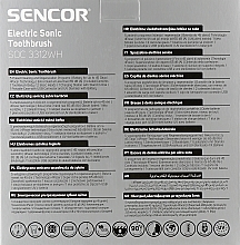 Електрична зубна щітка, SOC 3312 WH - Sencor — фото N3