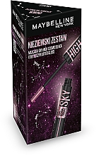 Духи, Парфюмерия, косметика Набор - Maybelline New York Sky High Cosmic Xmass 2022 (mascara/7.2ml + lip/gloss/5ml)