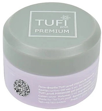 Гель-краска для ногтей - Tufi Profi Premium Gel Paint Platinum — фото N1