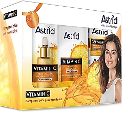 Парфумерія, косметика Набір - Astrid Vitamin C Set (f/cr/2x50ml + f/ser/30ml + f/mask/20ml)