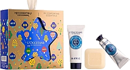 Парфумерія, косметика Набір - L'Occitane Xmas Ornament (hand/cr/10ml + b/cr/20ml + soap/25g)