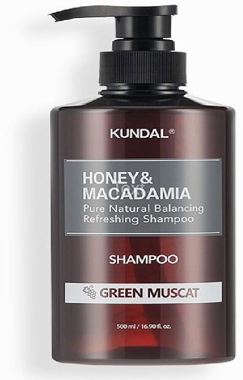 Шампунь для волос "Green Muscat" - Kundal Honey & Macadamia Shampoo — фото N1