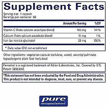 Диетическая добавка с железом "Оптиферин-С", капсулы - Pure Encapsulations OptiFerin-C — фото N2